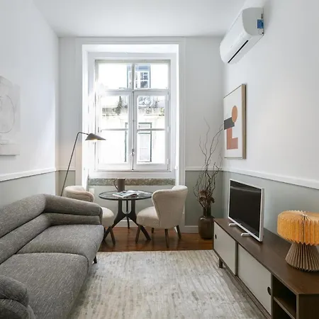 Lägenhet Downtown Flat With Design And Comfort At Downtown, 3rd-floor No Lift Lisboa